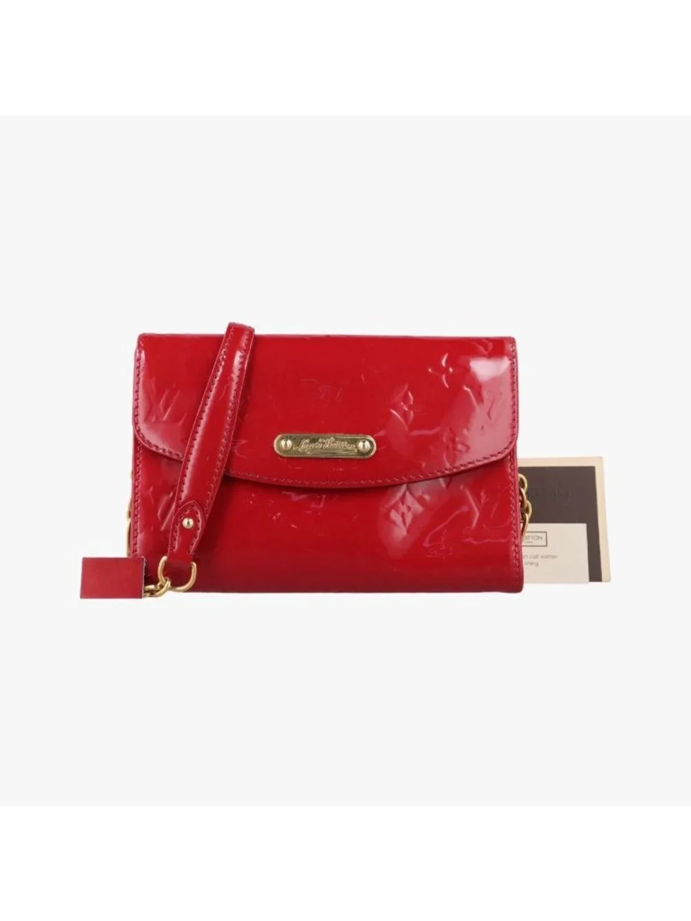 Louis Vuitton Belair Pomme D'amour Vernis Shoulder